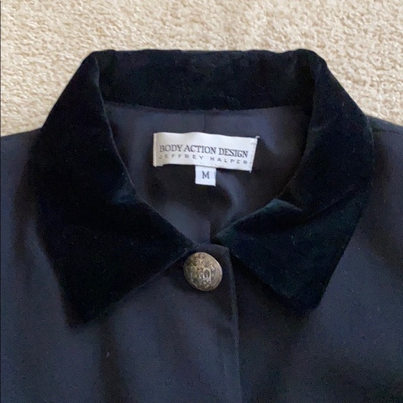 Black military style blazer/jacket - Picture 7 of 12